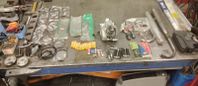 Moped motor samt delar