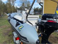 Zodiac PRO 9 man (2004 med trailer)