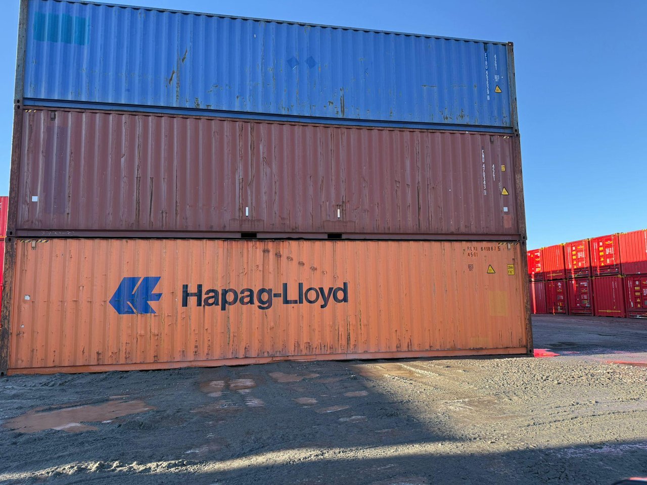 Begagnade 40ft container