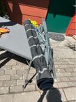 Campingbord, vindskydd, fönstermarkis mm