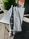 Campingbord, vindskydd, fönstermarkis mm