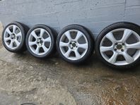 Kompletta 17" hjul 4x108 med fina BFGoodrich-däck