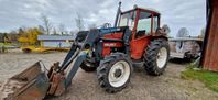 Valmet 604 -85 Frontlastare, snöblad, vajerkran, snökedjor