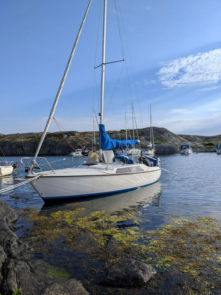 Maxi 77 – Jubileumsmodell med fin träinredning och båtplats image