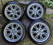 BMW 17" Style 103 med nästan nya Goodyear F1 225/45/17