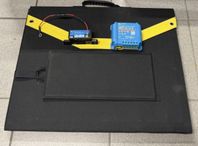 135W Vikbar solpanel inkl Victron MPPT 75/15 och Smartshunt