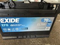 Start Stop Batteri Exide samt kompressor