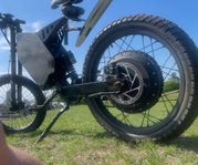 Kraftfull Elcyklel 15000W 72v 49ah / 52ah