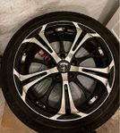 18” fälgar med sommardäck – Poison Style/Nexen – 225/45 R18 
