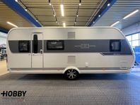 Hobby 560 KMFE De Luxe Edition Våningsäng med 3 bädd Å 2015