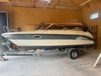 AMT 200 DC -13 + Suzuki 150 hk + Thule trailer 80 km/h
