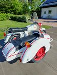 Moto Guzzi 850 GT 1973 med Steib sidovagn.