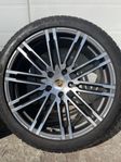 21” Porsche-fälgar med Michelin sommardäck – knappt använda