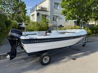 Crescent 450 Winner 25 hk Tohatsu 4-takt 2007 och trailer