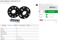 Spacers Chrysler/Dodge m.fl.