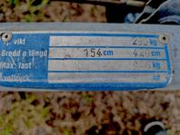 Brenderup bromsad släp max last 920kg