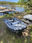Gummi jolle Great White VIB 230 airmate med elmotor.