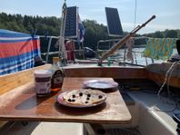 S30 - Klassisk segelbåt 1973 med unikt träöverbyggnad
