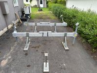 Båtbockar i Aluminium upp till 4,5 Ton inkl förstötta