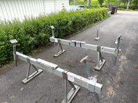 Båtbockar i Aluminium upp till 4,5 Ton inkl förstötta