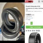 (*4st lösa 18" kvallitetsdäck i bra skick *)
