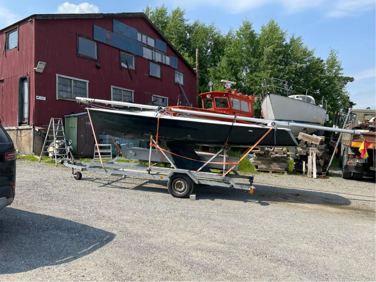 606 med bromsad trailer image