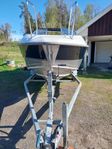 Silver Moreno 620 Mycket fin Trailer Mercury F200 Verado