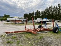 Robust båtvagn för segelbåt