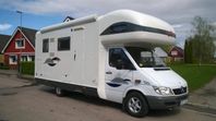 Premium Husbil Carthago Chic, Mercedes, 6 bält/7 bädd, ALDE