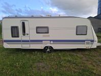 Hobby 560 kmfe -07 AC Jättefin barnkammarvagn
