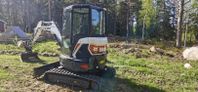 Bobcat E27Z 2021 Nyserv 3St Redskap Endast 600 tim!