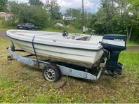 Styrpulpet med 50hk Yamaha och trailer BILLIGT!!!