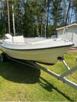 HR 460 sport med Johnson 40 hk