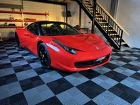 Ferrari 458 Spider Svensksåld Carbon-Seats Nyskick Lågmil