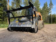 En grym slyröjare med mångsidighet, ingår skopa gafflar