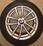Original BMW fälgar med sommardäck, 16 tum