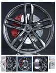 4 st helt nya GH Edition “Brilliant Grey” 16” fälgar/däck