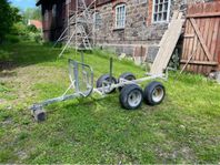 Rejäl timmervagn för ATV / Fyrhjuling 