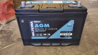Marin- och fritidsbatteri, 12 V, 90 Ah