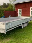 Stor släpvagn  Entreprenadsläpvagn HULCO Medax 3-axlar släp