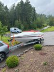 Tyssetrailer ,80 kärra ,boggie kärra ,2600kg