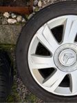 Sommardäck på aluminiumfälg