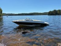 Bayliner 175 GT Nyservad, bälgar kanonfin