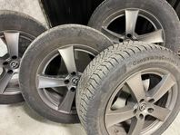 TOYOTA  däck &fälg 215-60R17 Bridgestone M+S 