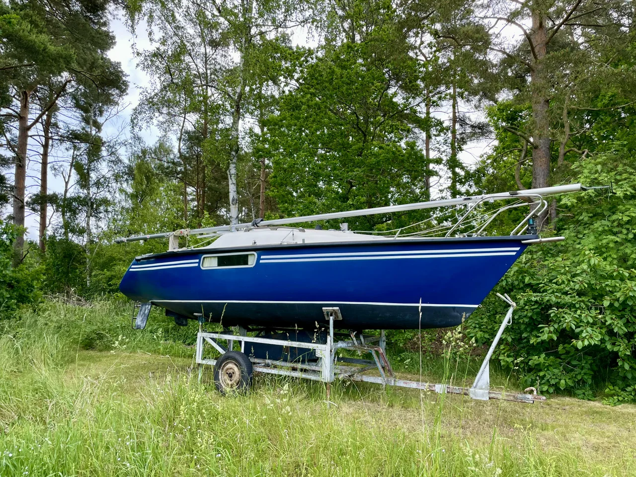 Albin 57 segelbåt med fällköl image