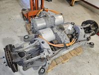 Tesla motorer LDU samt subframe