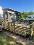 Husvagn med plats på Bolviks camping