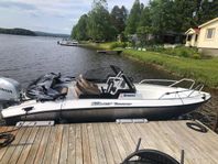Silver Beaver med 50 hp Honda samt TK Trailer