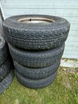 kompl hjul till Nissan King Cab 91-