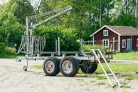 Nyvab ATV Skogsvagn / Timmervagn m. Radiostyrd Vinsch